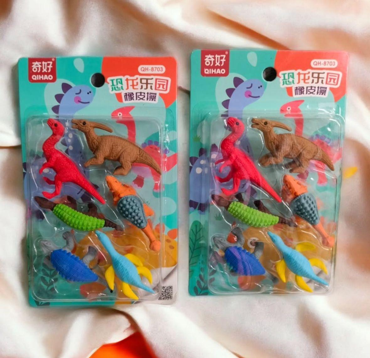 QIHAO Erasers for Students Animal Theme Stationery (Pack of 1)
