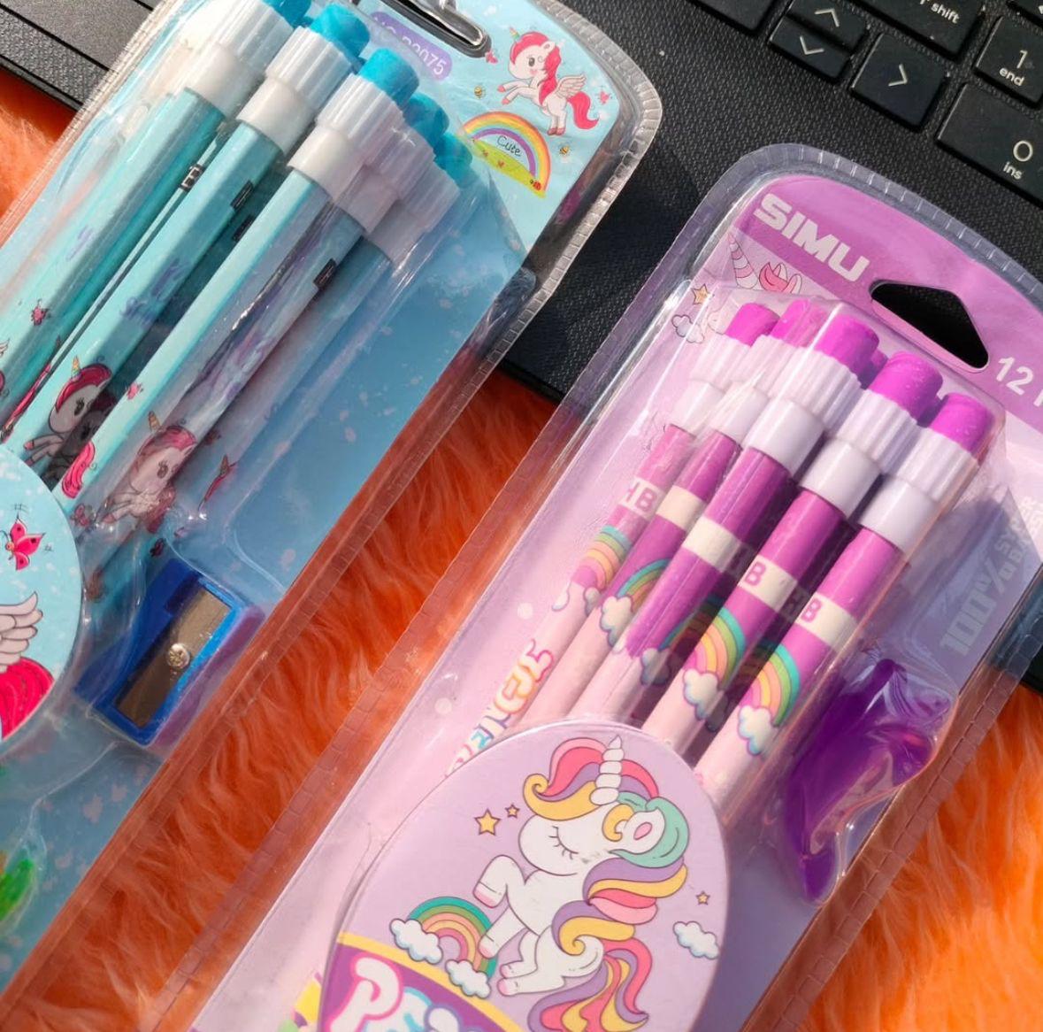 SIMU pencil set for kids (Pack of 12)
