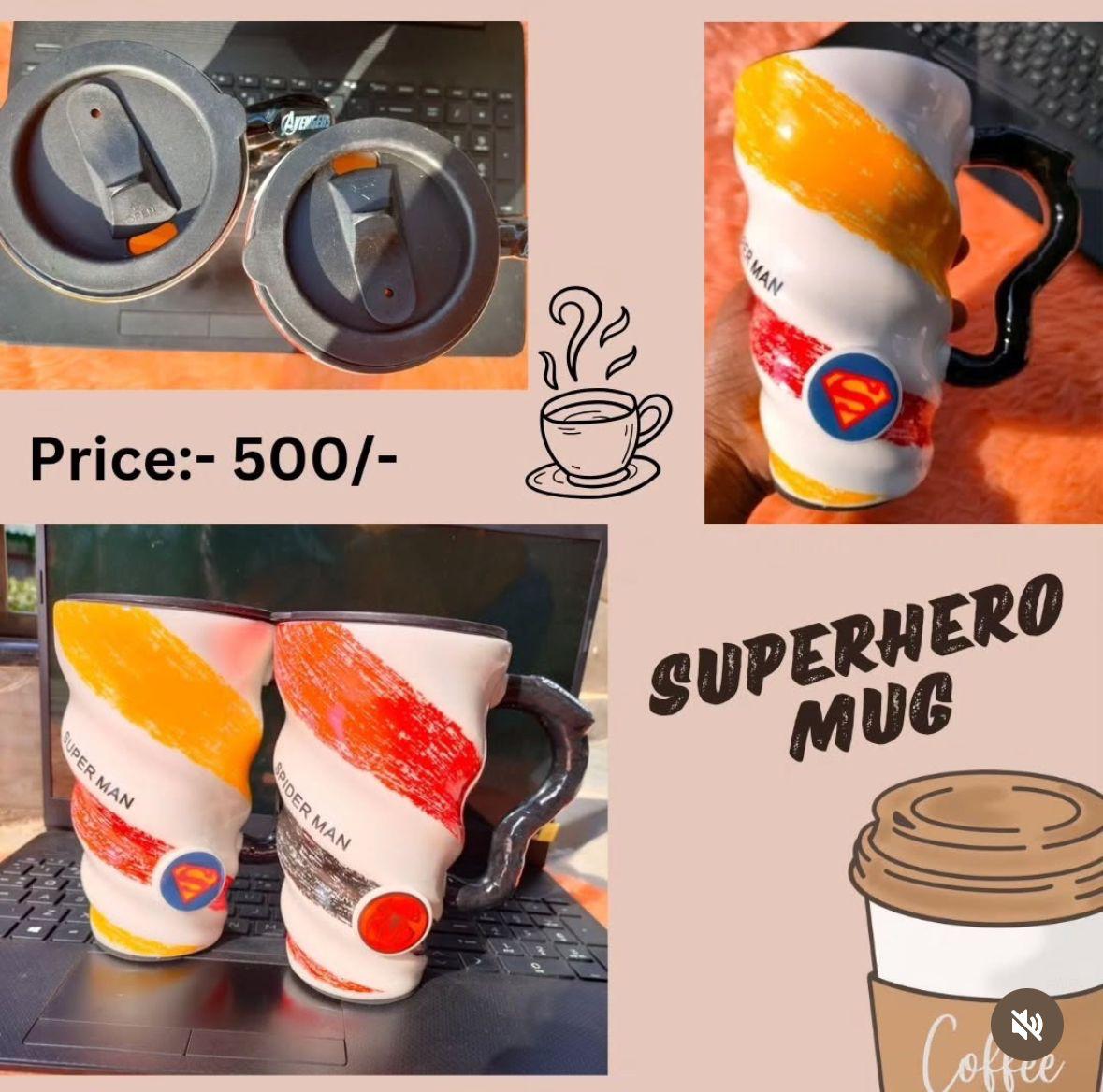Cool design superhero Mug
