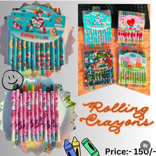 Rolling Crayons set