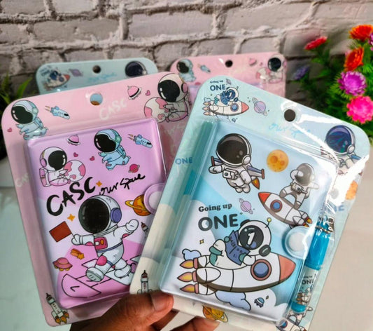 Pocket Diary with Space theme for kids