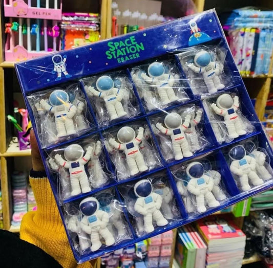 Erasers for Students space Theme Stationery (Pack of 12)
