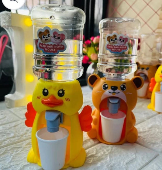 School Bus Toy with Water Dispenser and Clay for Kids - Mini Toy Bus for Kids, 10 Pcs Clay for Art and Craft for Kids